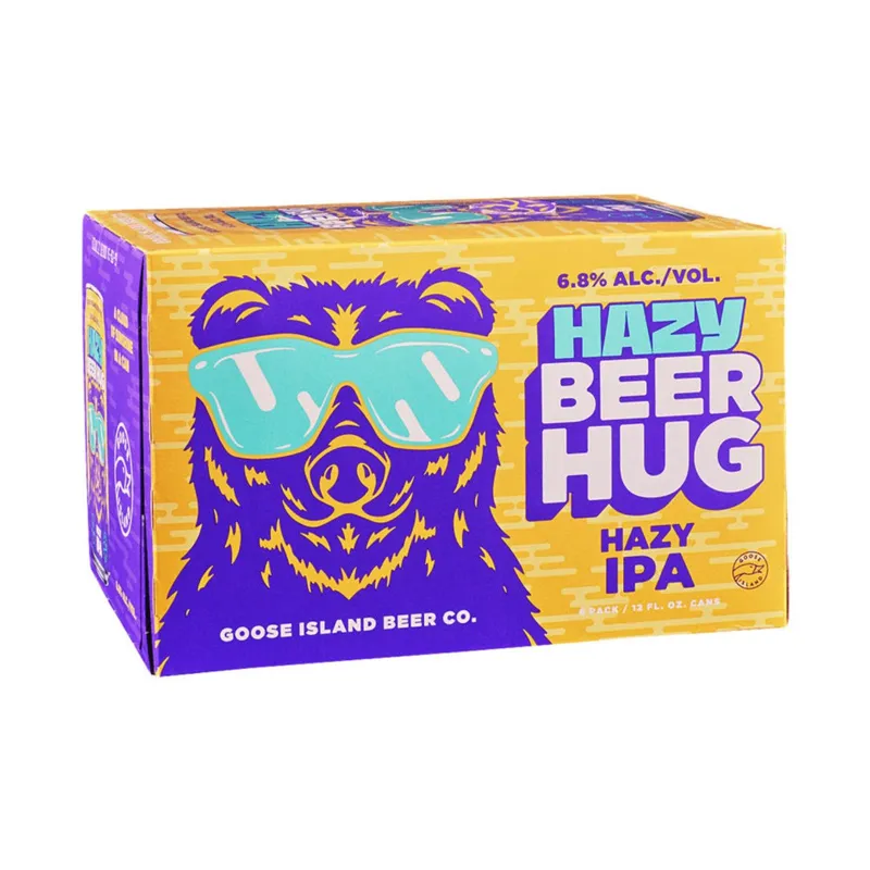 Goose Island Hazy Beer Hug Hazy IPA view 1