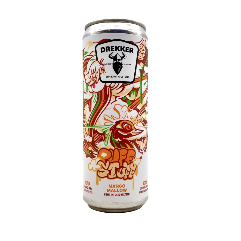 Drekker Fluff Stuff Strawberry Banana Sour view 1