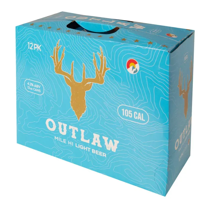 Outlaw Brewing Mile Hi Light Beer view 1