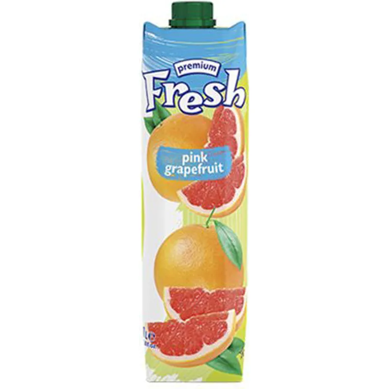 Premium Fresh Pink Grapefruit Juice Carton view 1