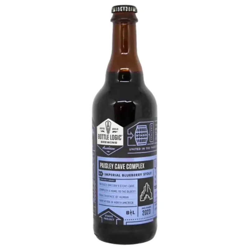 Bottle Logic Paisley Cave Complex Blueberry Stout 2023 view 1