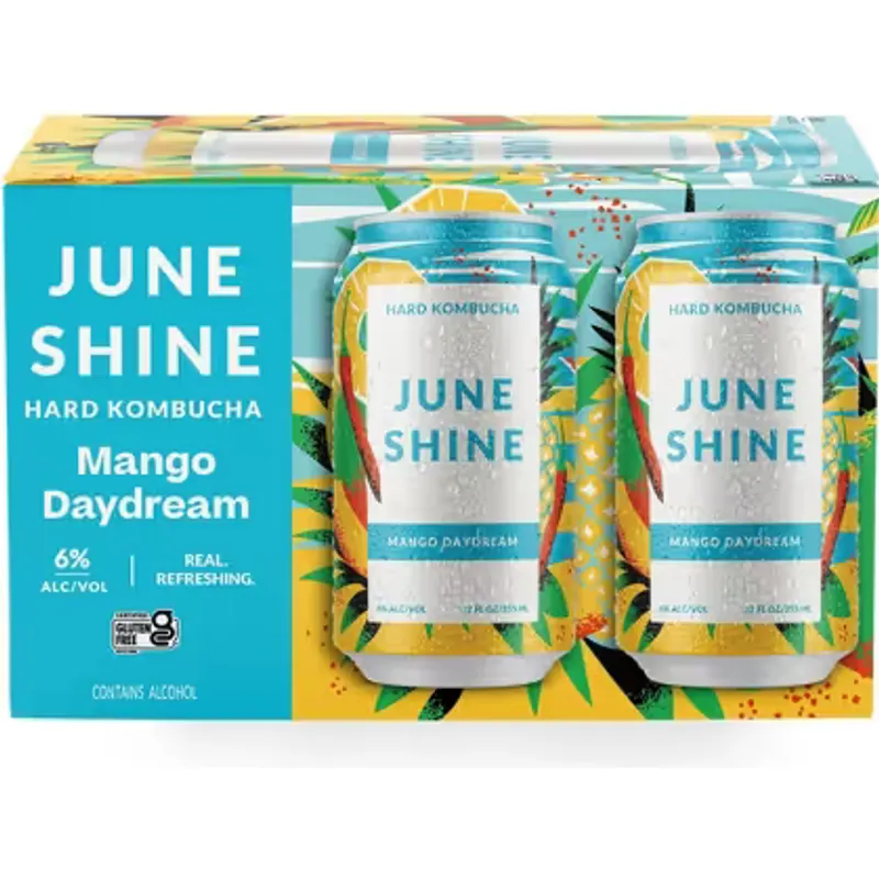 JuneShine Mango Daydream Hard Kombucha view 1
