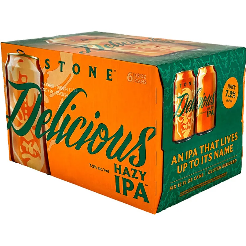 Stone Delicious Hazy IPA view 1