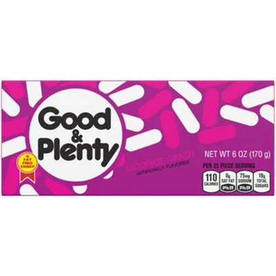 Good & Plenty Licorice Candy 6 oz Box