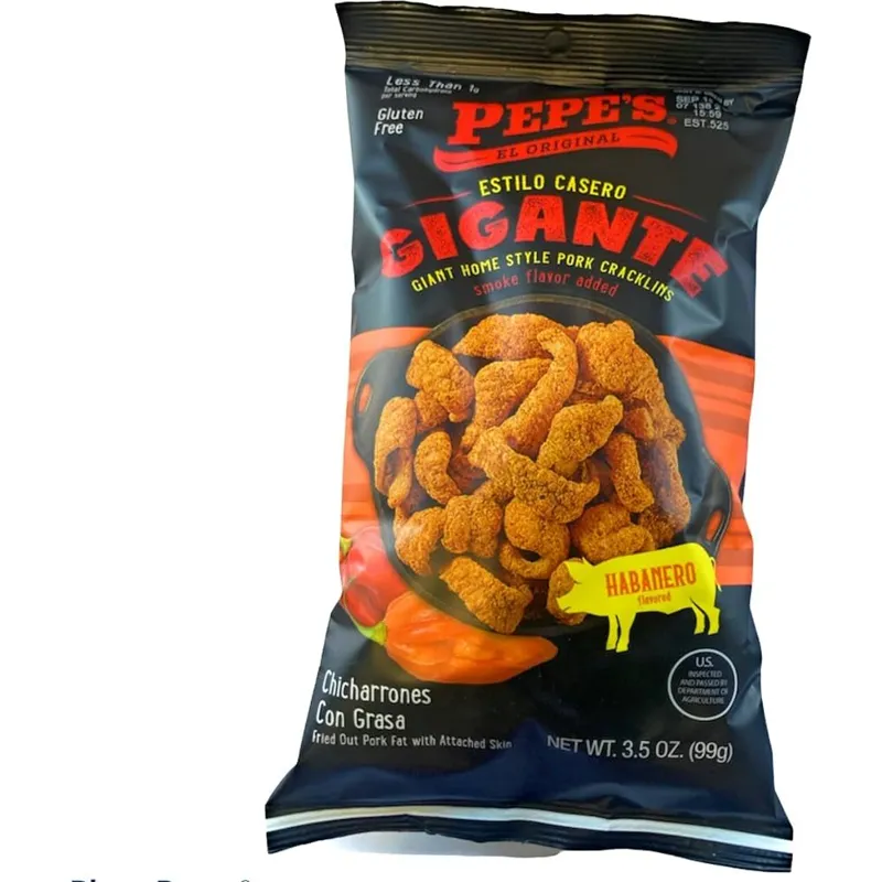 Pepe's Pork Rinds Habanero view 1