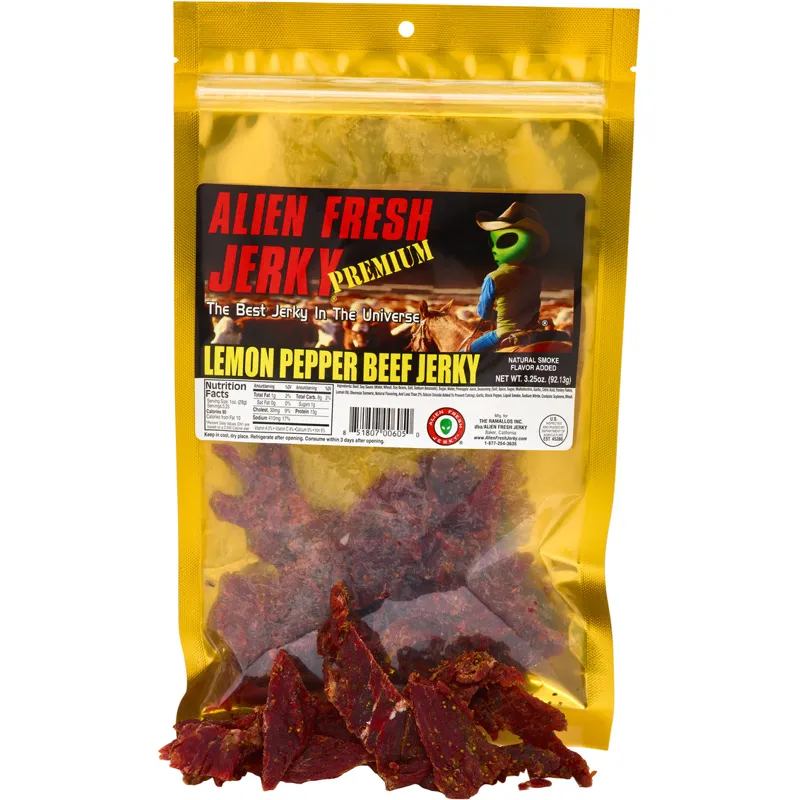 Alien Fresh Beef Jerky Lemon Pepper view 1