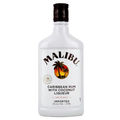 Malibu Caribbean Rum with Coconut Liqueur 375mL