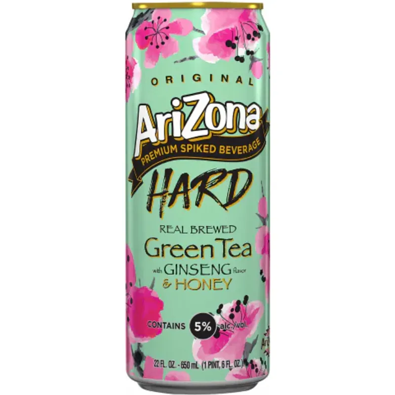 Arizona Hard Green Tea With Ginseng & Honey view 1
