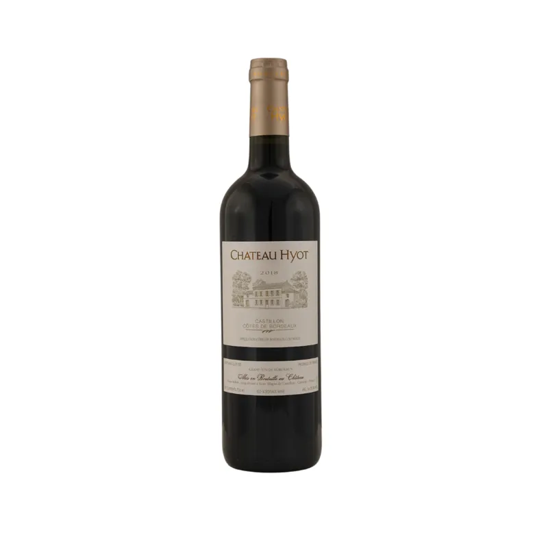 Chateau Hyot Castillon Côtes de Bordeaux 2018 view 1