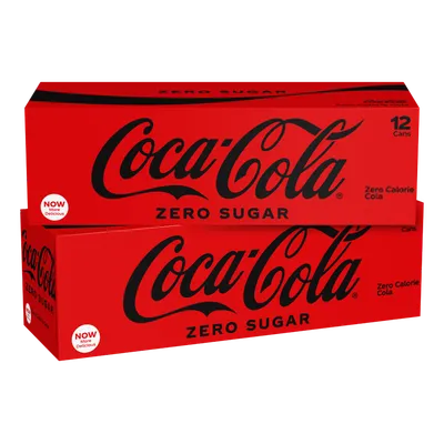 Coca-Cola Zero Sugar Zero Calorie Cola Fridge Pack 12 oz Box 12 Ct