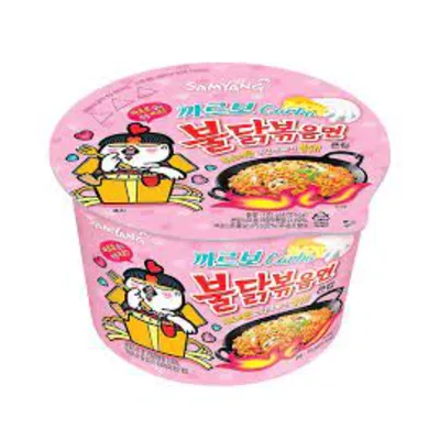 Samyang Hot Chicken Ramen Carbonara Flavor Big Bowl 3.7oz