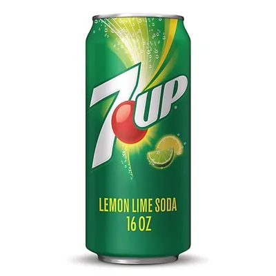 7UP Lemon Lime Soda 16 oz can