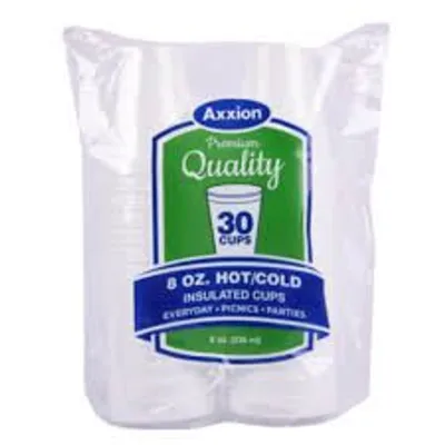 Axxion Foam Cups 30 ct 8 oz