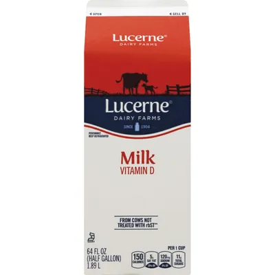 Lucerne Whole Milk Vitamin D 64 oz Carton