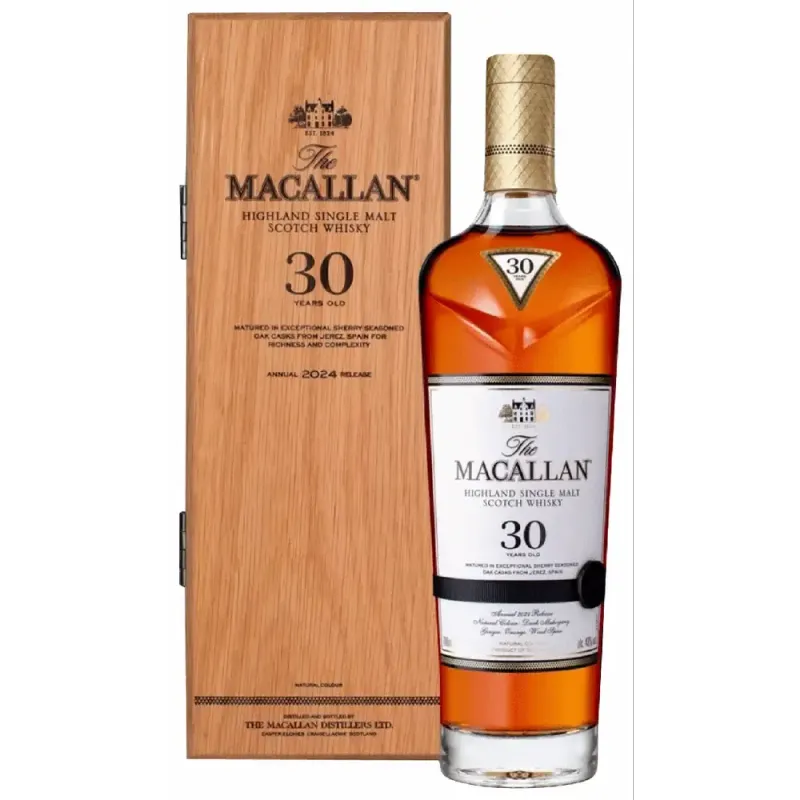 The Macallan Highland 30 Year Sherry Oak Single Malt Scotch Whisky view 1