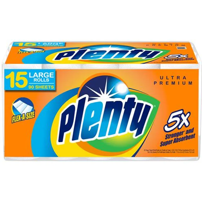 Plenty Paper Towel Rolls Box view 1