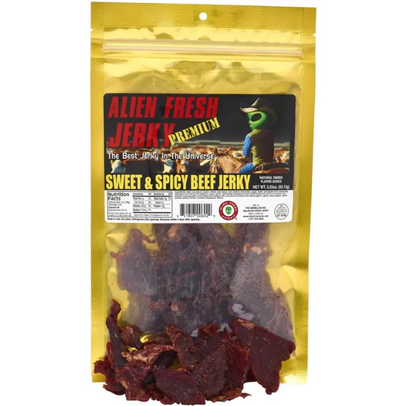 Alien Fresh Sweet & Spicy Beef Jerky view 1