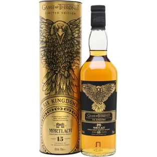 Mortlach Single Malt Scotch Whisky Game of Thrones Six Kingdom 15 Year