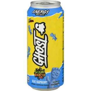 Ghost Sour Patch Kids Blue Raspberry Energy Drink