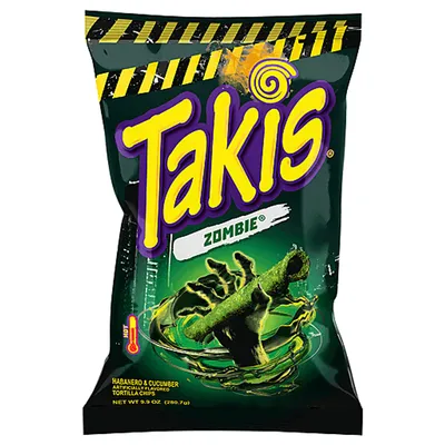 Takis Zombie Habanero & Cucumber Rolled Tortilla Chips 9.9 oz Bag