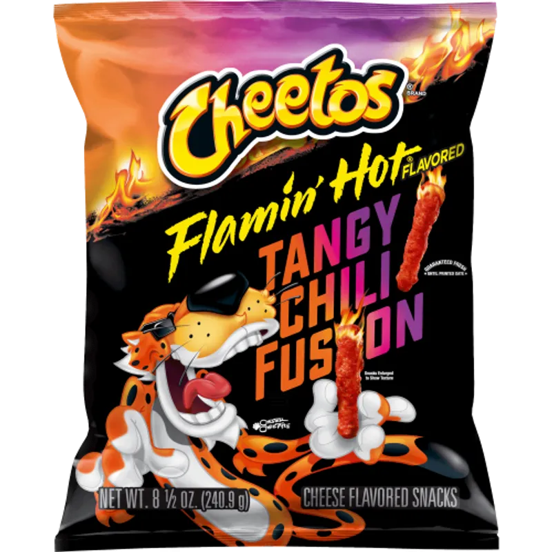 Cheetos Flamin Hot Tangy Chili Fusion Cheese Flavored Snacks view 1