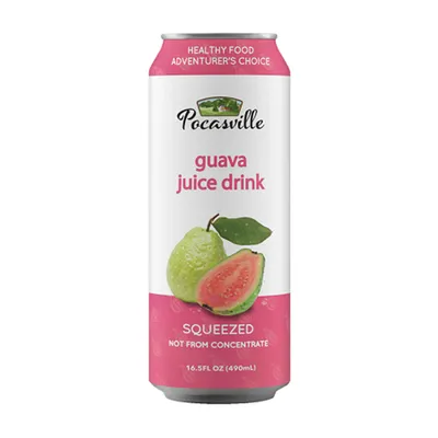 Pocasville Guava Juice Drink 16.5 oz