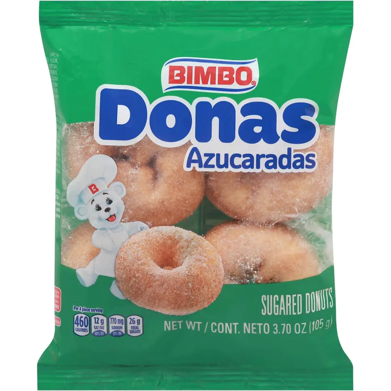 Bimbo Donas Sugared Donuts view 1