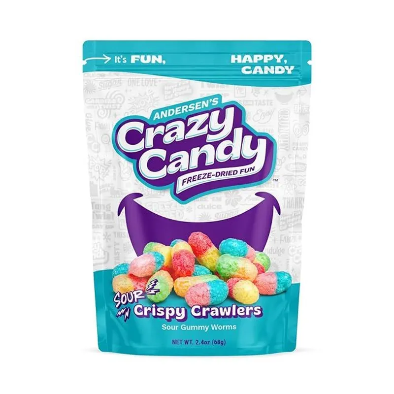 Andersen's Crazy Candy Sour Crispy Crawlers view 1