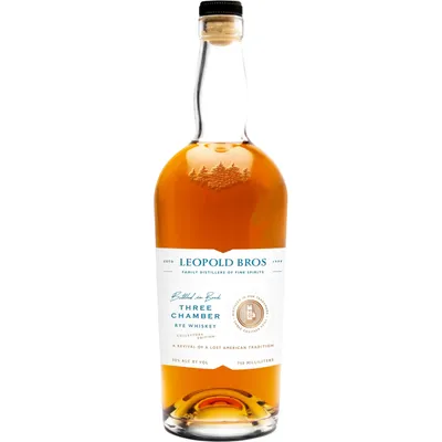 Leopold Bros Three Chamber Rye Whiskey Bottled In Bond 750ml Bottle
