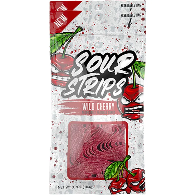 Sour Strips Wild Cherry view 1