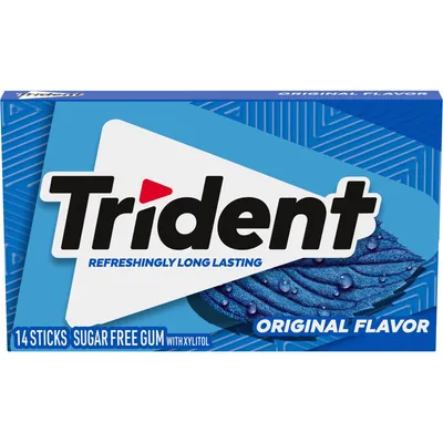 Trident Sugar Free Gum with Xylitol Original 26.6g Box