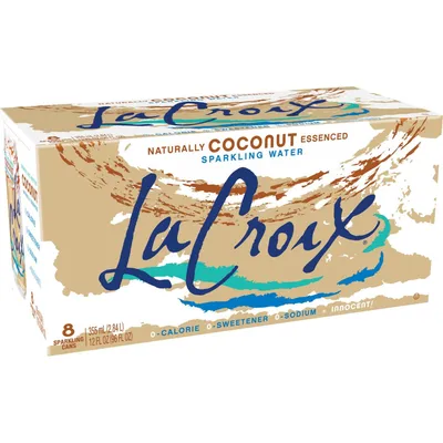 La Croix Coconut Sparkling Water 8 Pack 12oz Cans