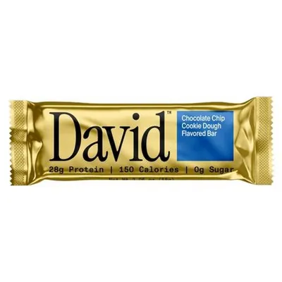 David Chocolate Chip Cookie Dough Protein Bar 2.05 oz