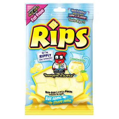 Rips Lemonade Candy 4 oz Bag