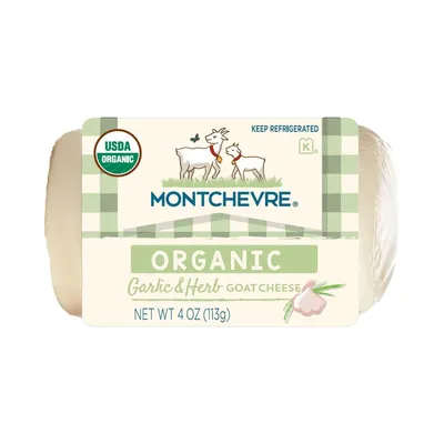 Montchevre Garlic & Herb Goat Cheese Log 4 oz