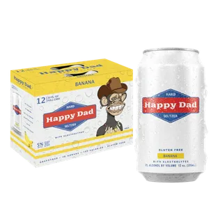 Happy Dad Hard Seltzer Banana