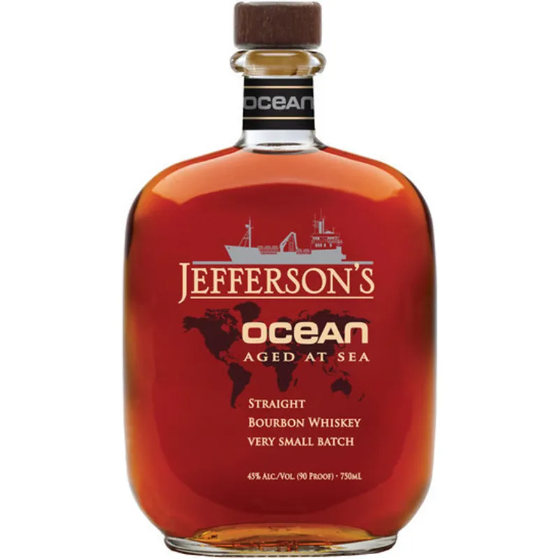Jeffersons Ocean Aged At Sea Very Blend Of Staright Bourbon Whiskeys Very Small Batch view 1