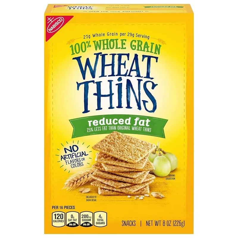 Nabisco Wheat Thins Reduced Fat Box view 1