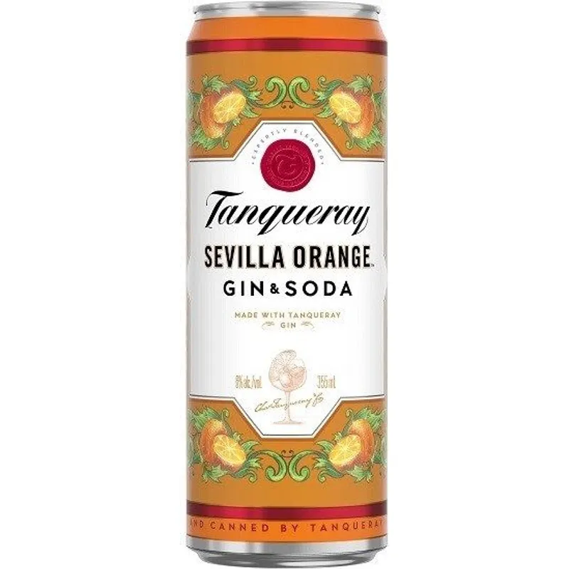 Tanqueray Sevilla Orange Gin & Soda view 1
