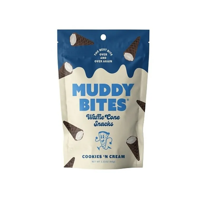 Muddy Bites Cookies 'n Cream Waffle Cone Snacks view 1