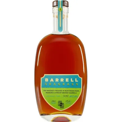 Barrell Seagrass Rye Whiskey 750mL Bottle