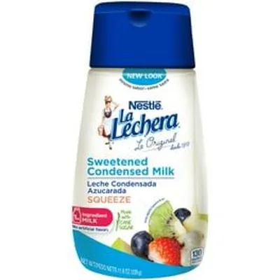 Nestlé La Lechera Sweetened Condensed Milk 11.8 oz Bottle