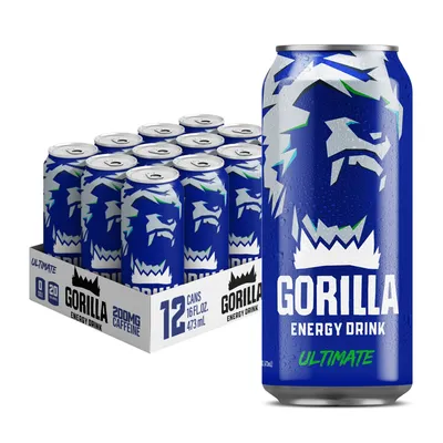 Gorilla Energy Ultimate Energy Drink 16 oz Can