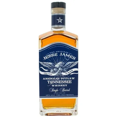 Jesse James Classic Oak Cask Single Barrel Tennessee Whiskey 750ml