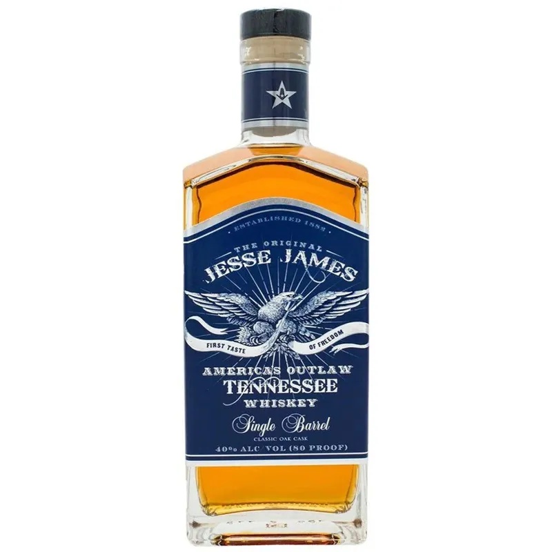 Jesse James Classic Oak Cask Single Barrel Tennessee Whiskey view 1