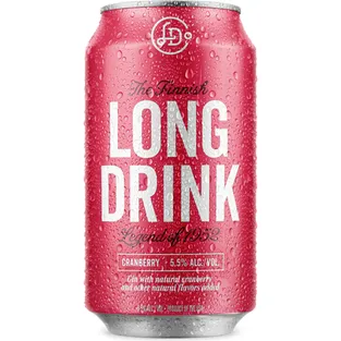 Long Drink Cranberry Cranberry Soda. Real Liquor