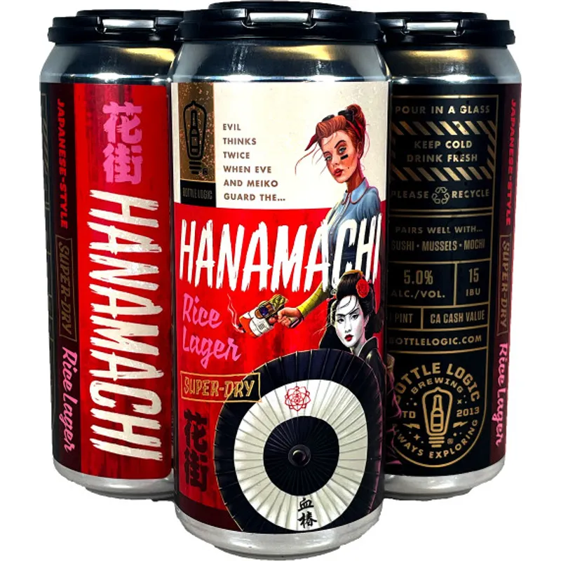 Bottle Logic Hanamachi Rice Lager view 1