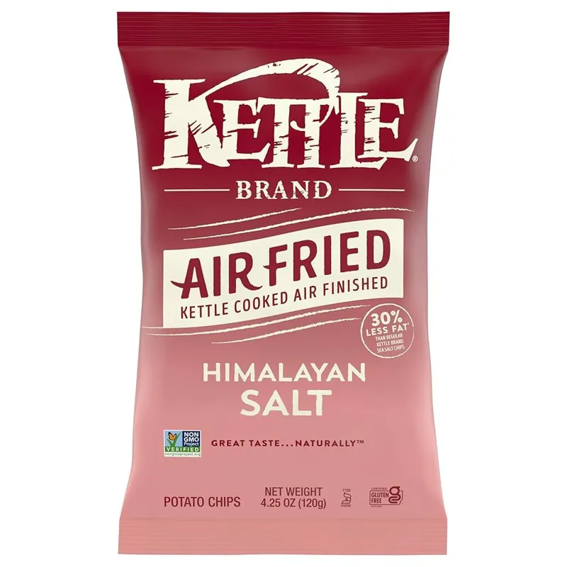 Kettle Brand Air Fried Himalayan Salt Potato Chips view 1