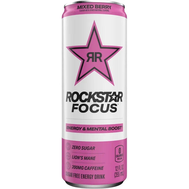 Rockstar Focus Mixed Berry Energy Drink view 1
