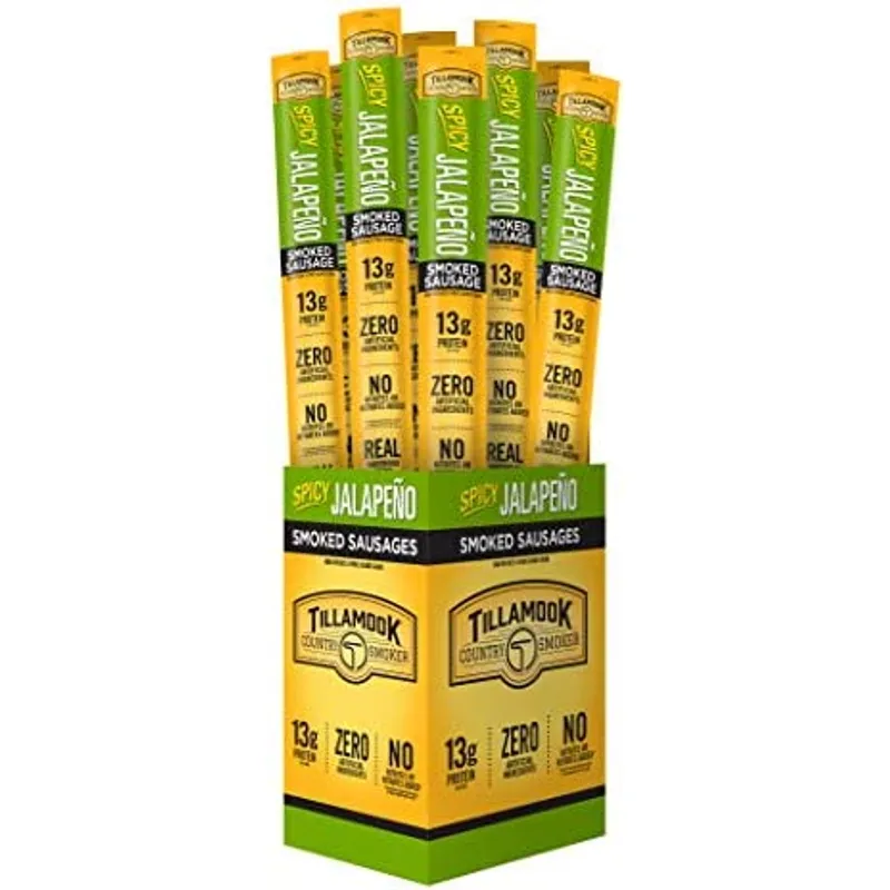Tillamook Country Smoker Beef Jerky Jalapeno Stick view 1